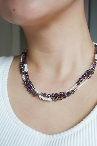 Long Perple Necklace