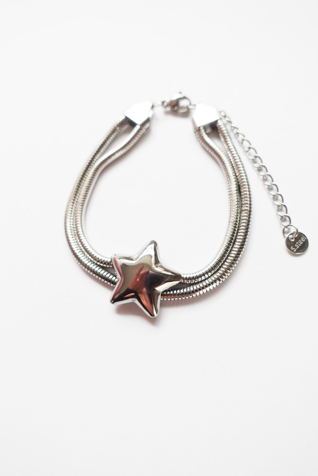 Silver Star Chain Bracelet