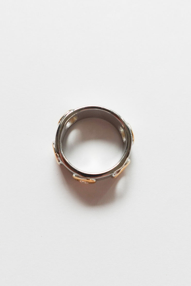 Bicolor Stone Ring