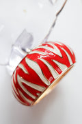 Zebra Wave Bangle