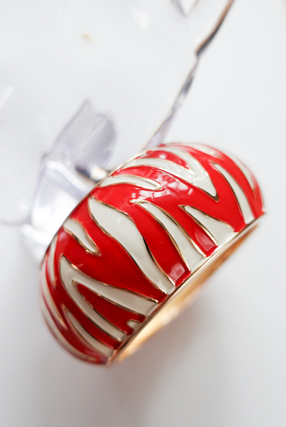 Zebra Wave Bangle
