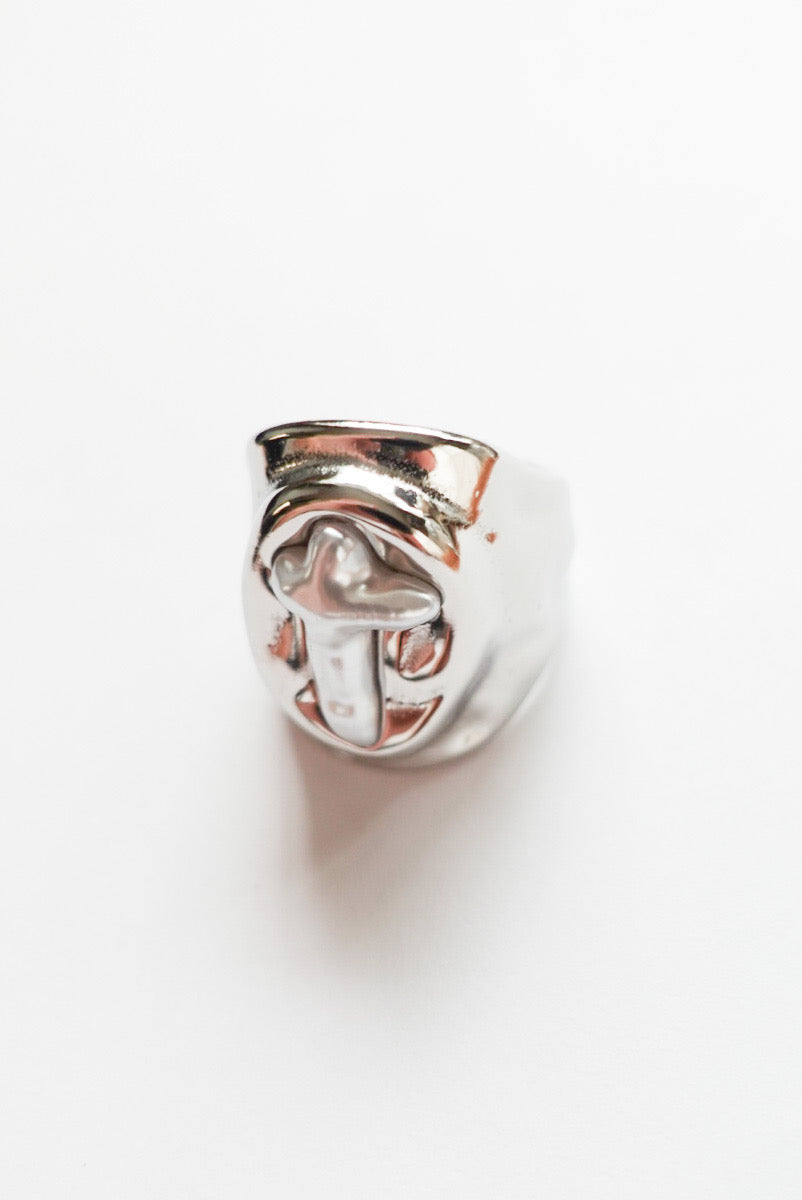 Cross of light ring(Silver)