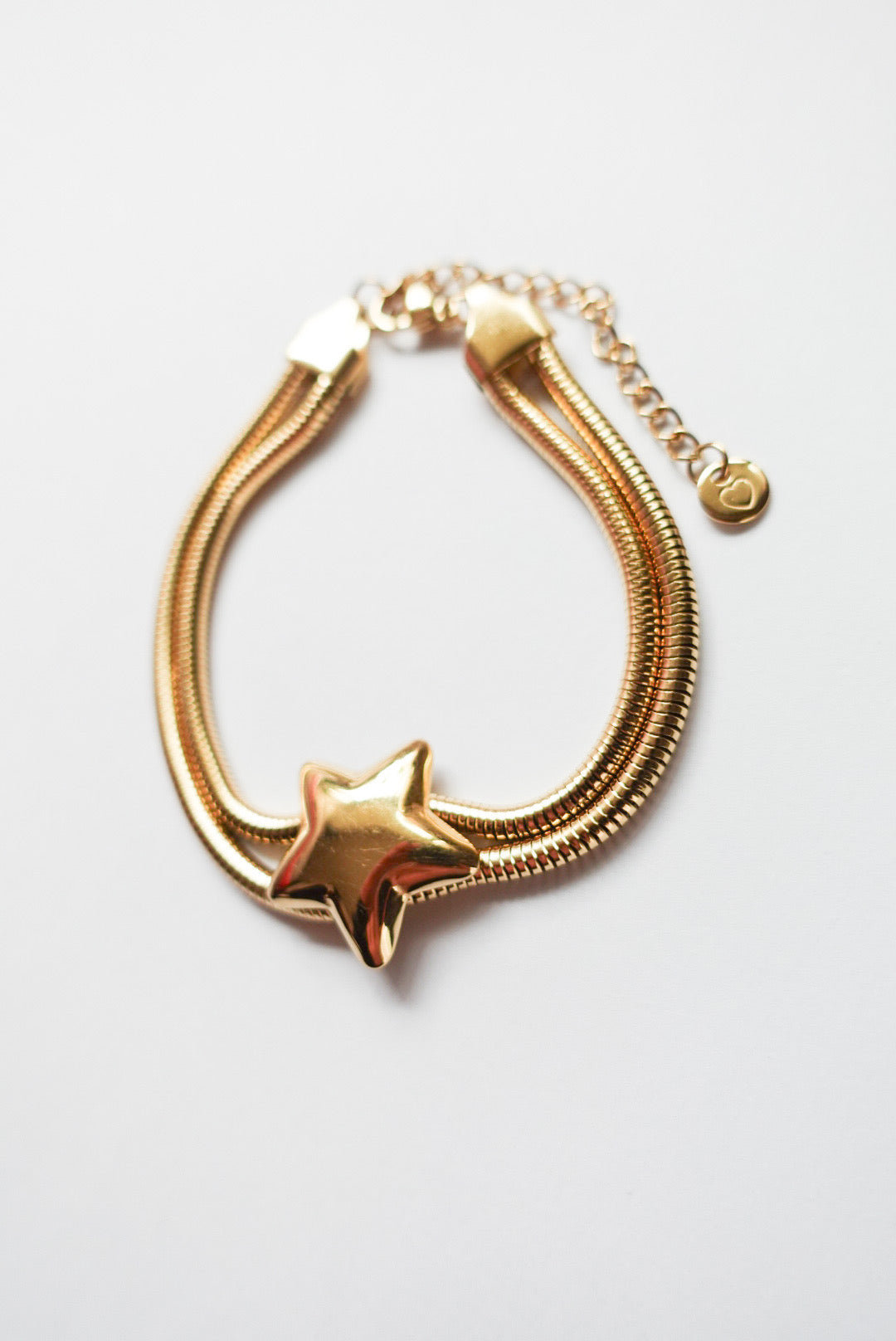 Gold Star Chain Bracelet