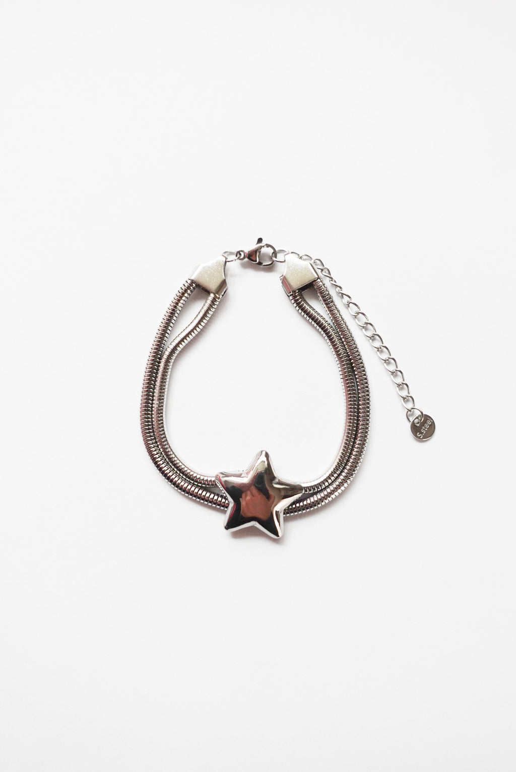 Silver Star Chain Bracelet