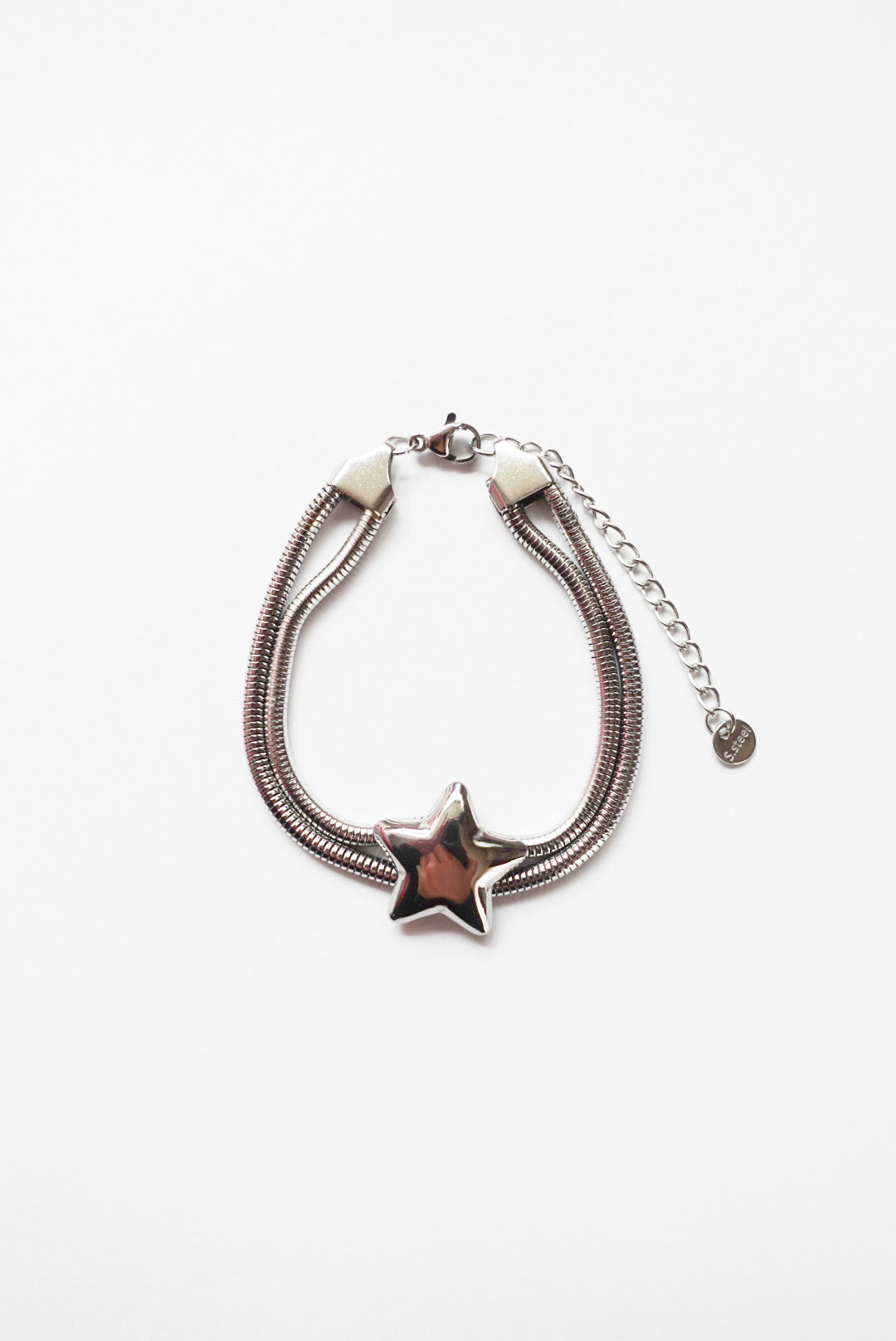 Silver Star Chain Bracelet