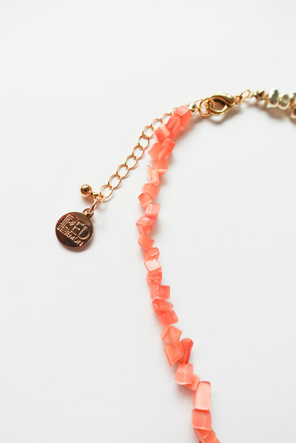 【★10%OFF★】Simple Pink Necklace