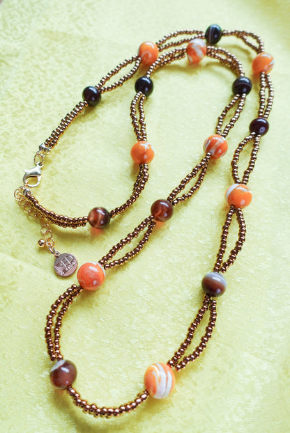 【★30%OFF★】Brown Necklace