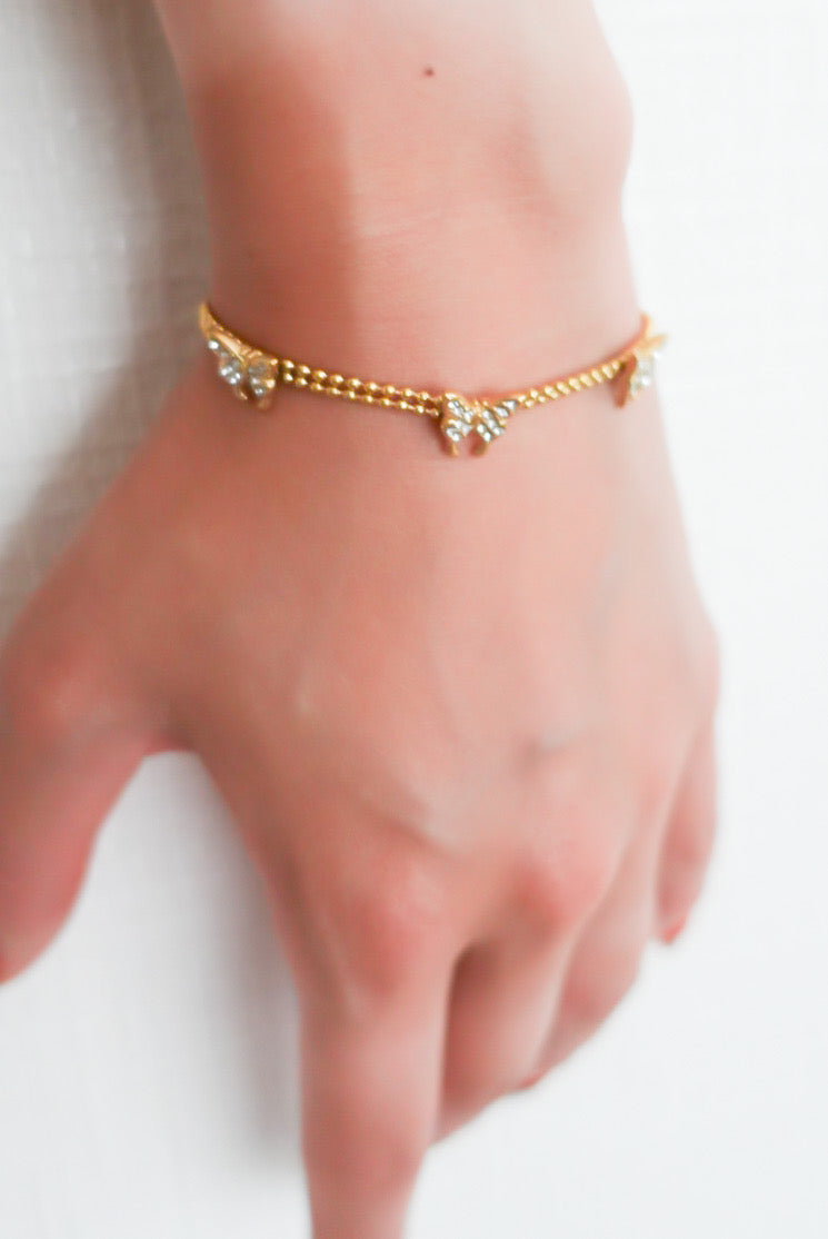 Tiny Butterfly Bracelet