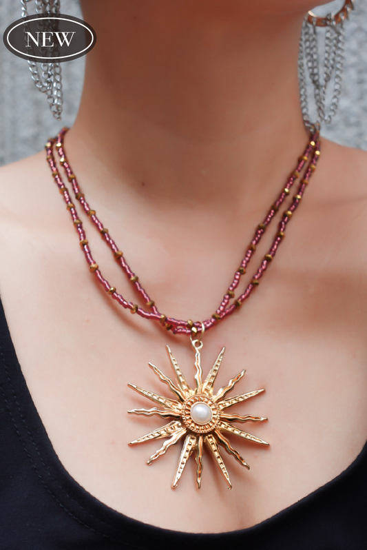 Big Sun Necklace